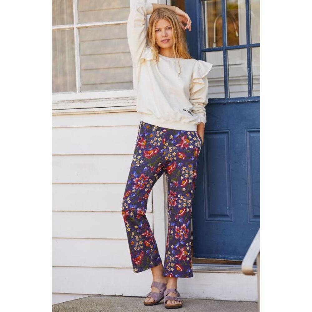 Daily Practice by Anthropologie Women’s Kick Flare Lounge Pants Botanical XS